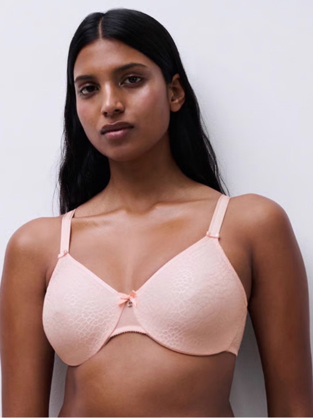 Chantelle C-Magnifique Light Pink Underwire Bra NWT 38E